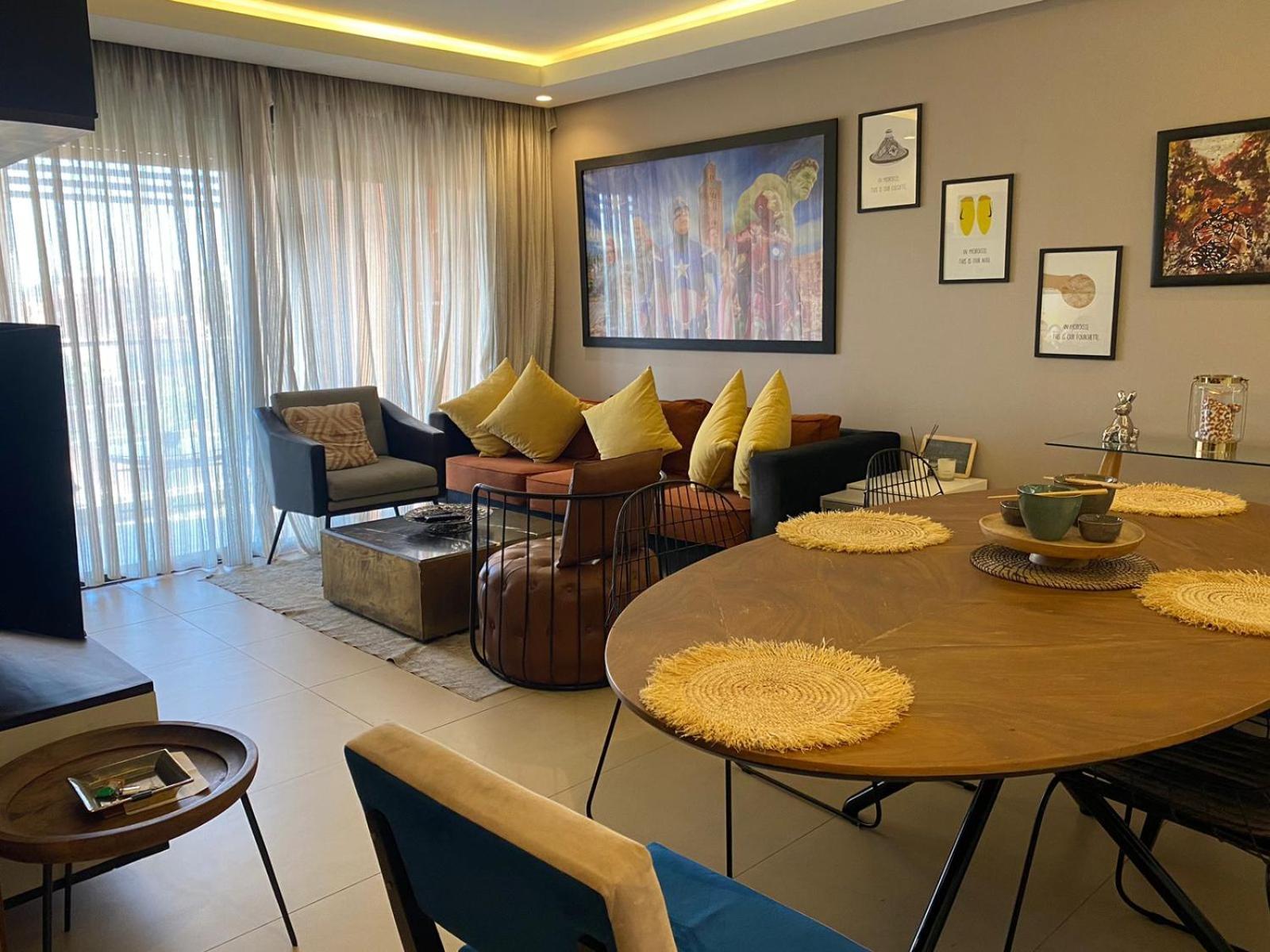 Luxueux Appart Hivernage Avec Vue Sur L"Atlas Marrakesh Exterior photo