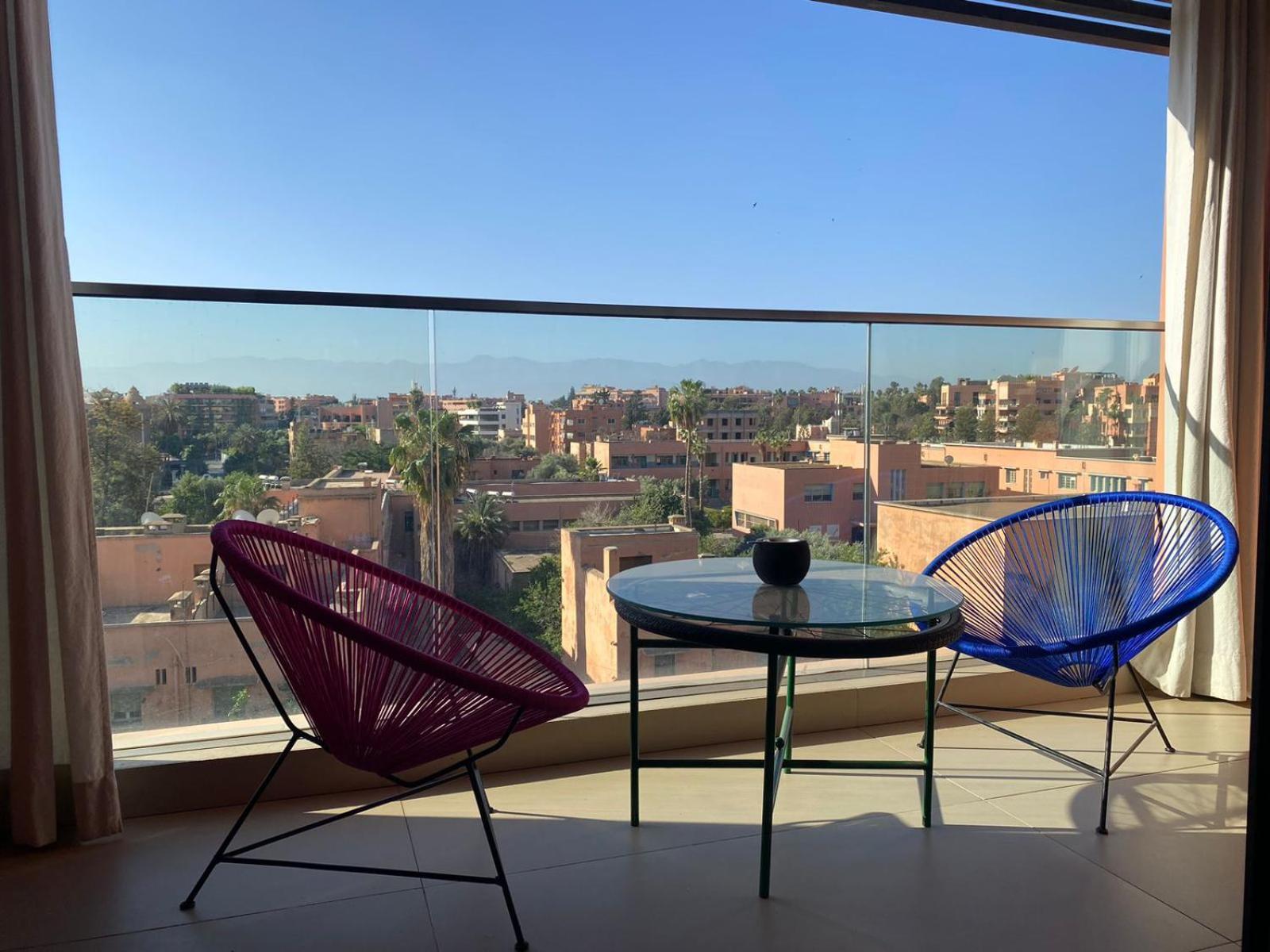 Luxueux Appart Hivernage Avec Vue Sur L"Atlas Marrakesh Exterior photo